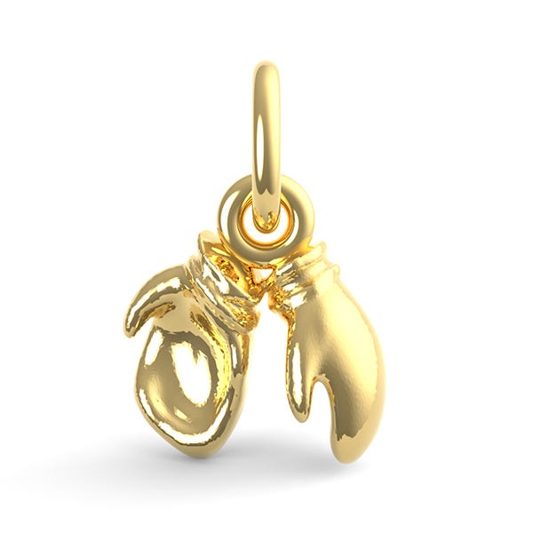 Boxing Gloves Accent Charm(4038)