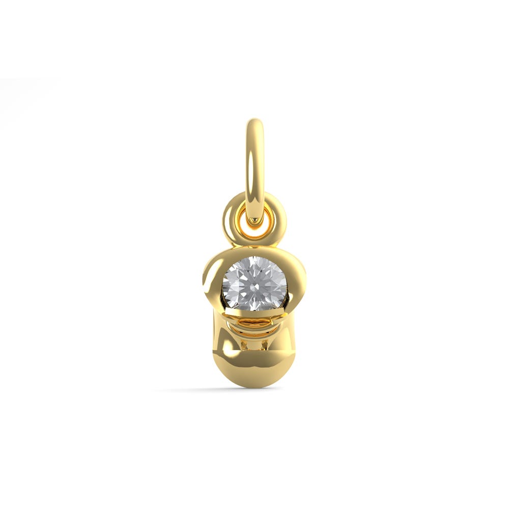 April Baby Shoe Charm (2734-004)