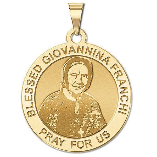 Blessed Giovannina Franchi Round Religious Medal - "EXCLUSIVE"