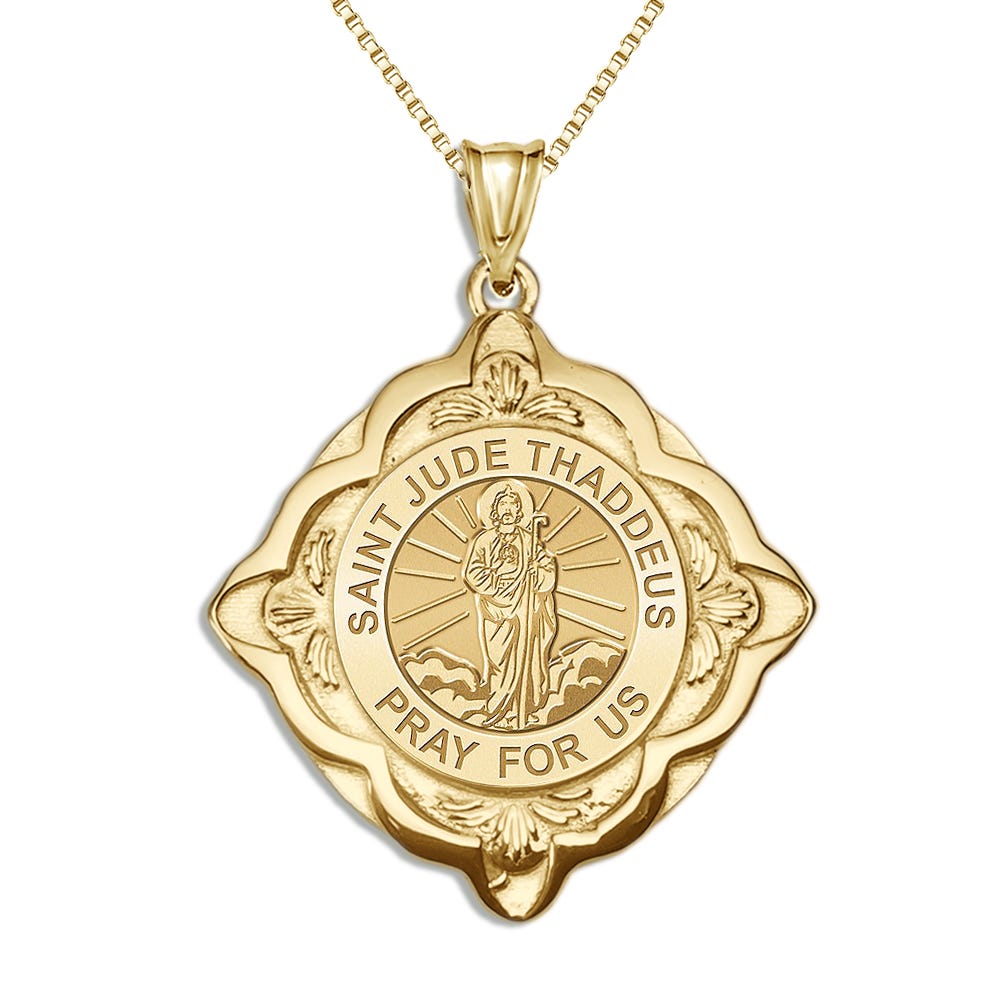 Saint Jude Thaddeus Cathedral Round Religious Medal