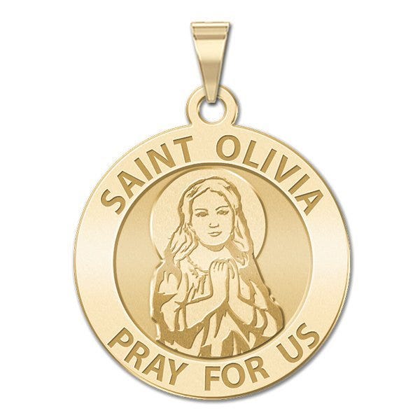 Saint Olivia Religious Medal