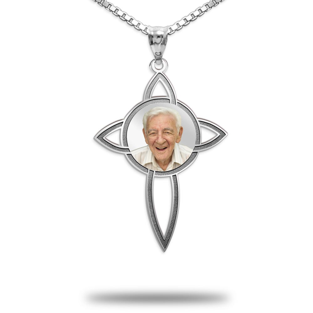 Celtic Cross Photo Pendant