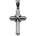 Two-Tone Cross Pendant