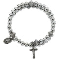 SILVER BEAD WRAP ROSARY - Sterling Silver