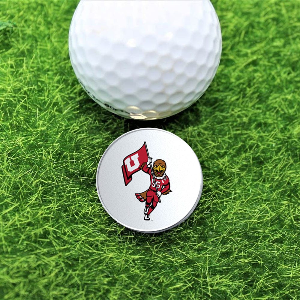 Swoop the Red-Tailed Hawk Golf Ball Marker