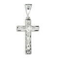 Sterling Silver Crucifix Cross Pendant