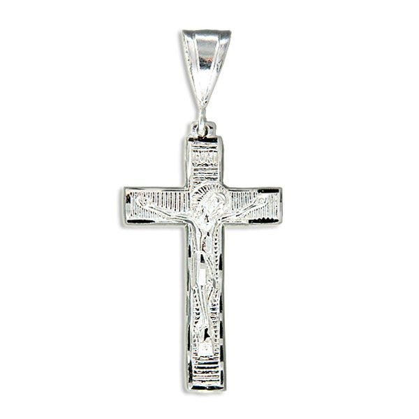 Sterling Silver Crucifix Cross Pendant