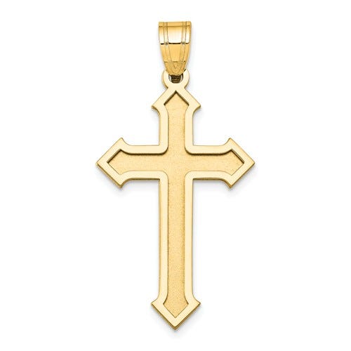 14k Passion Cross Pendant