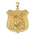 14K Saint Michael Religious Medal