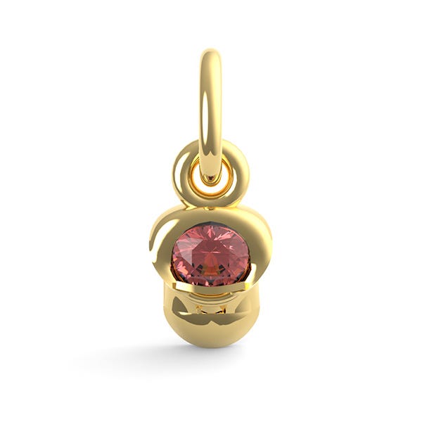 July Baby Shoe Charm