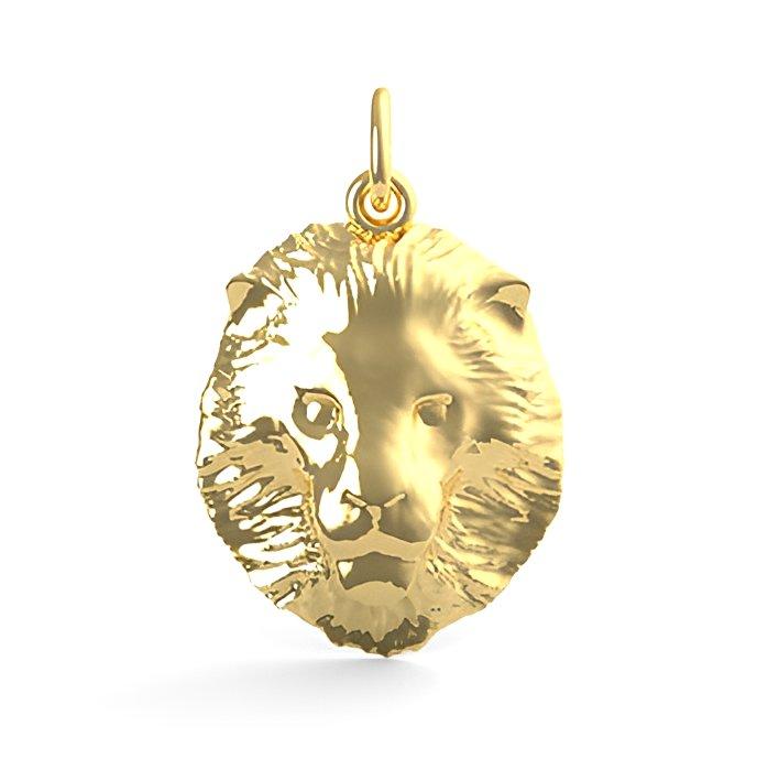 Lion Head Charm