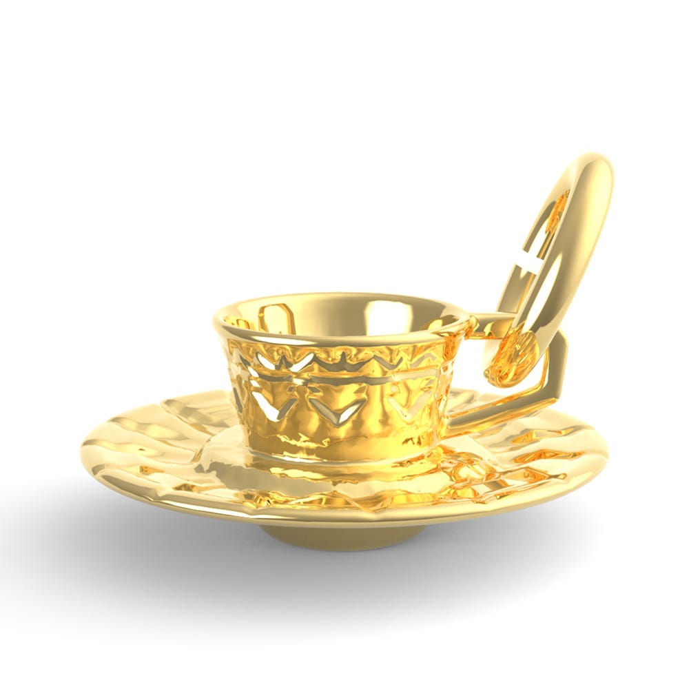 Cup _ Saucer Charm(Style 0199)