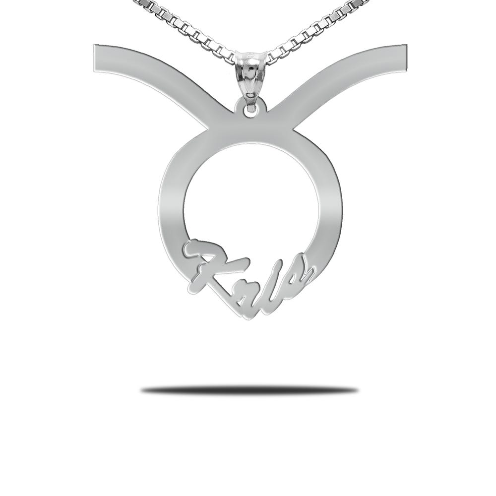 Personalized Horoscope Signs Name Necklace