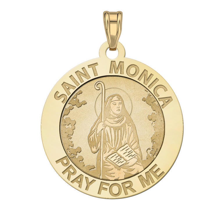 Saint Monica "Pray For Me" Medal