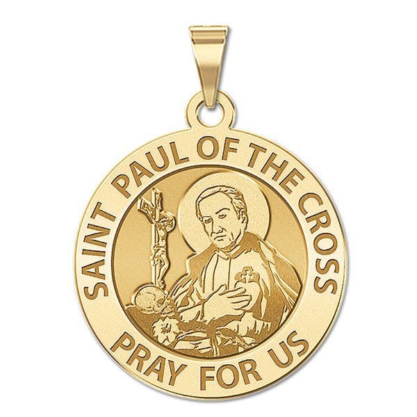 Saint Paul of the Cross Religious Medal "EXCLUSIVE"