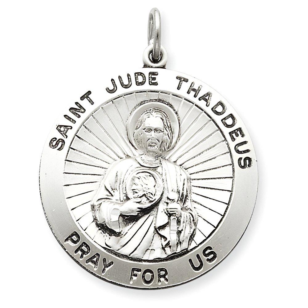 Silver Round Saint Jude Medal