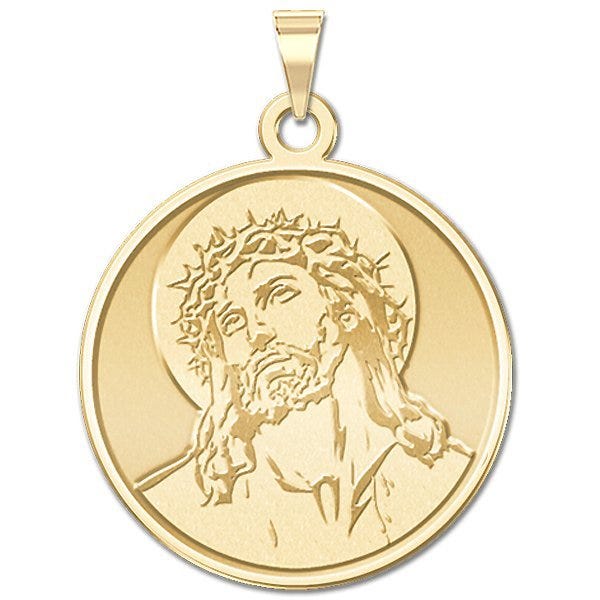 Ecce Homo Round Religious Medal "EXCLUSIVE"
