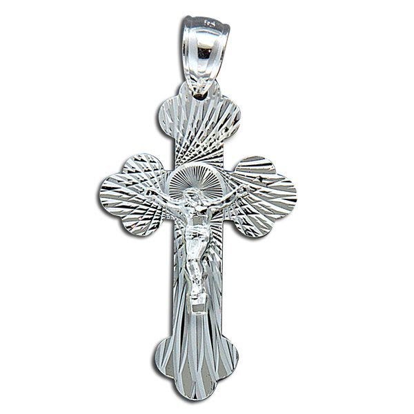Sterling Silver Crucifix Cross Pendant