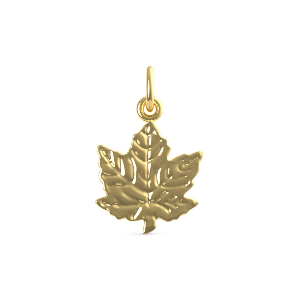 Maple Leaf Charm