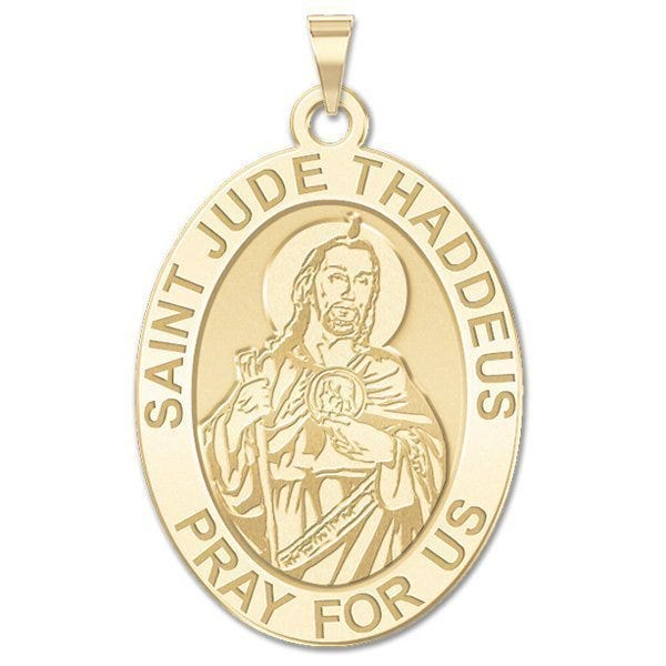 Saint Jude Oval Religious Medal