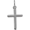 14K White Gold CROSS PENDANT