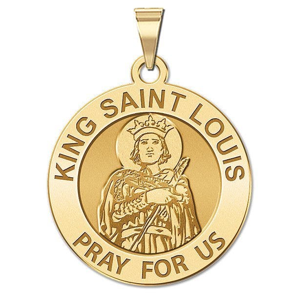 King Saint Louis Religious Medal