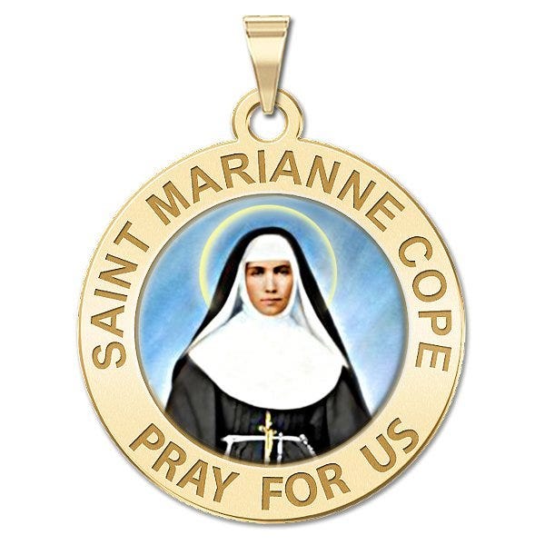 Saint Marianne Cope Religious Color Medal "EXCLUSIVE"
