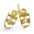 Comedy And Tragedy Mask Accent Charm