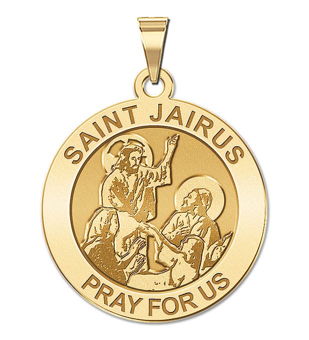 Saint Jairus Religious Medal "EXCLUSIVE"