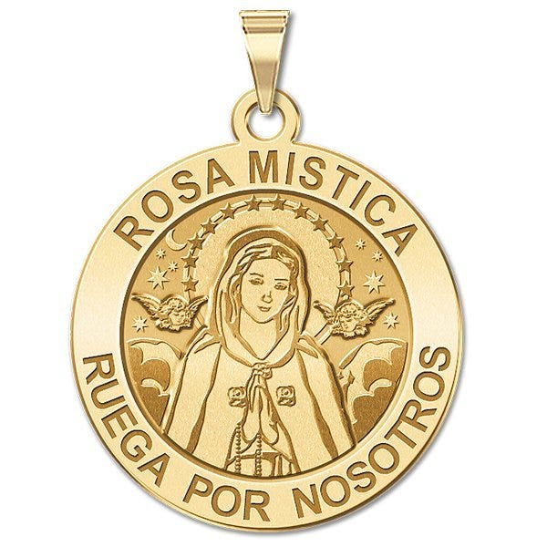 Rosa Mistica Religious Medal