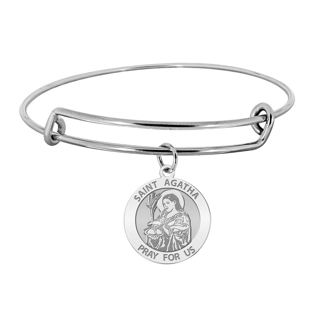 Saint Agatha Expandable Bracelet
