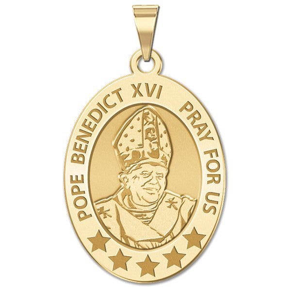 Pope Benedict XVI Oval Religious Medal "EXCLUSIVE"