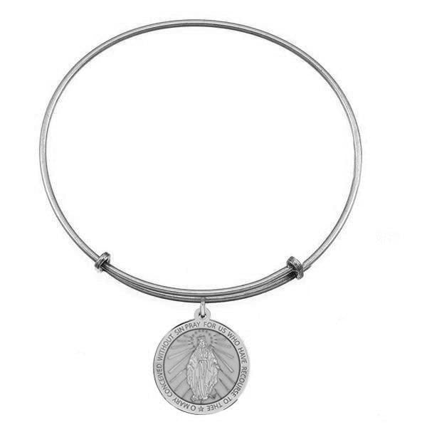 Expandable Bracelet W/ Miraculous Medal