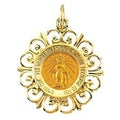 14K Gold Miraculous Medal