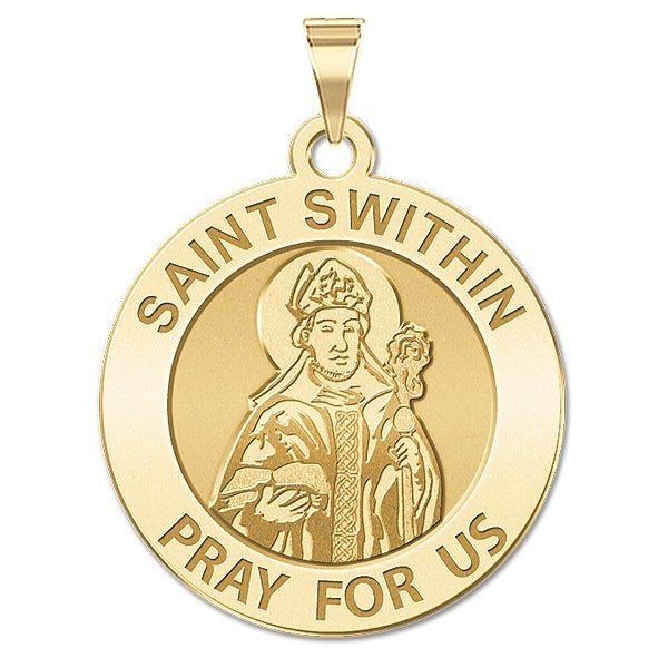 Saint Swithin Religious Medal "EXCLUSIVE"