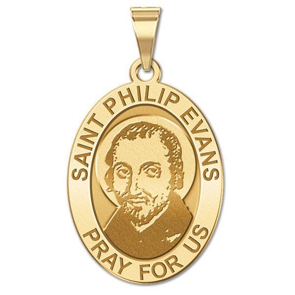 Saint Philip Evans Medal  OVAL "EXCLUSIVE"