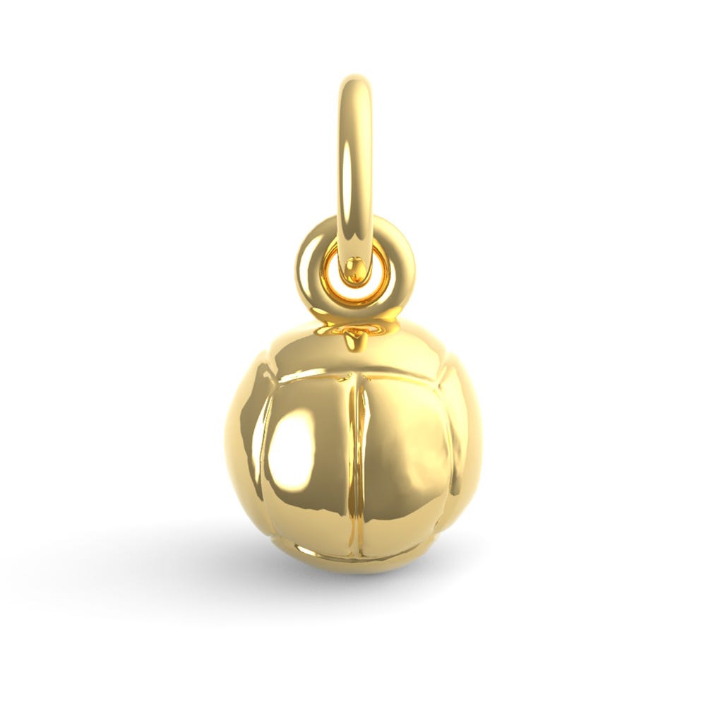 Volleyball Accent Charm