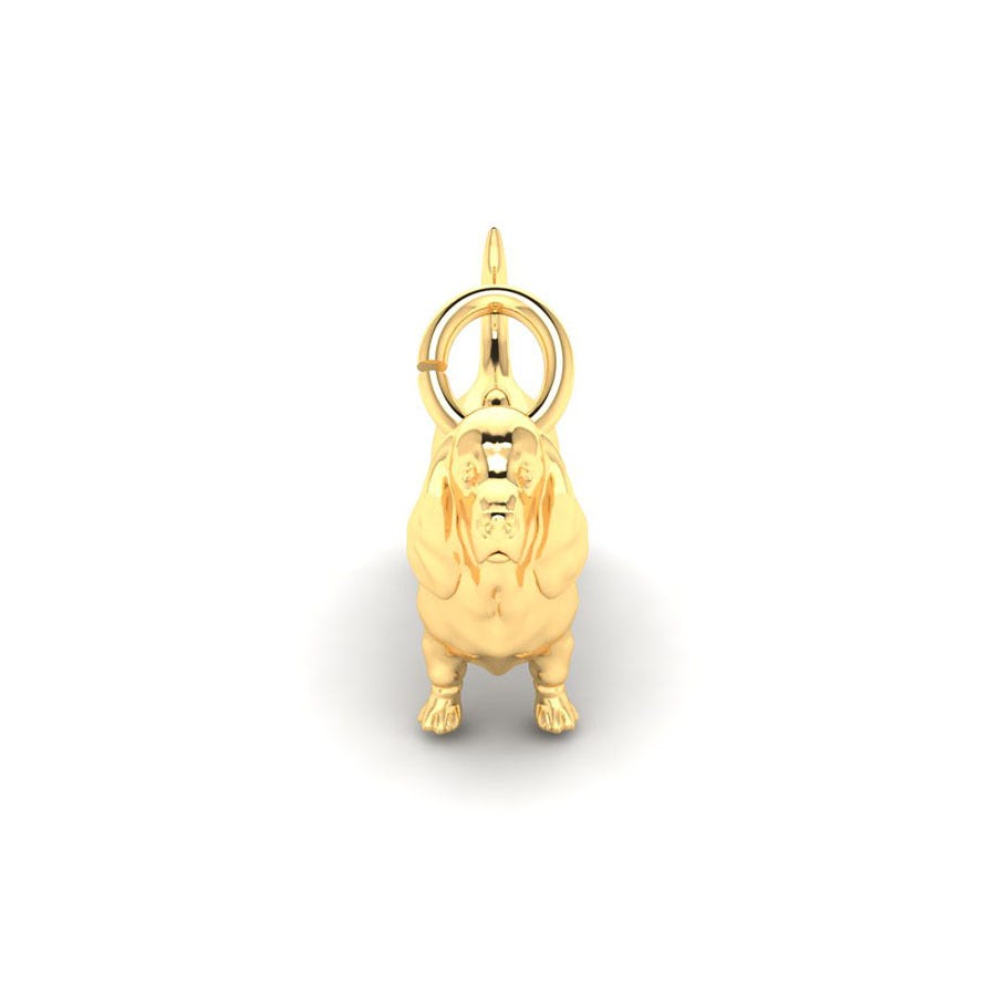 Basset Hound Dog Charm