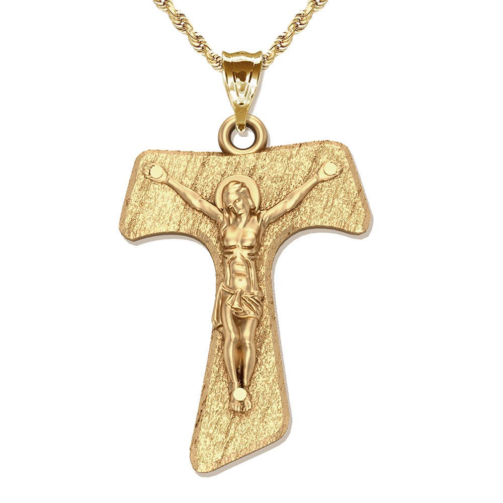Franciscan Cross Crucifix Pendant