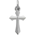 14K White Gold CROSS PENDANT
