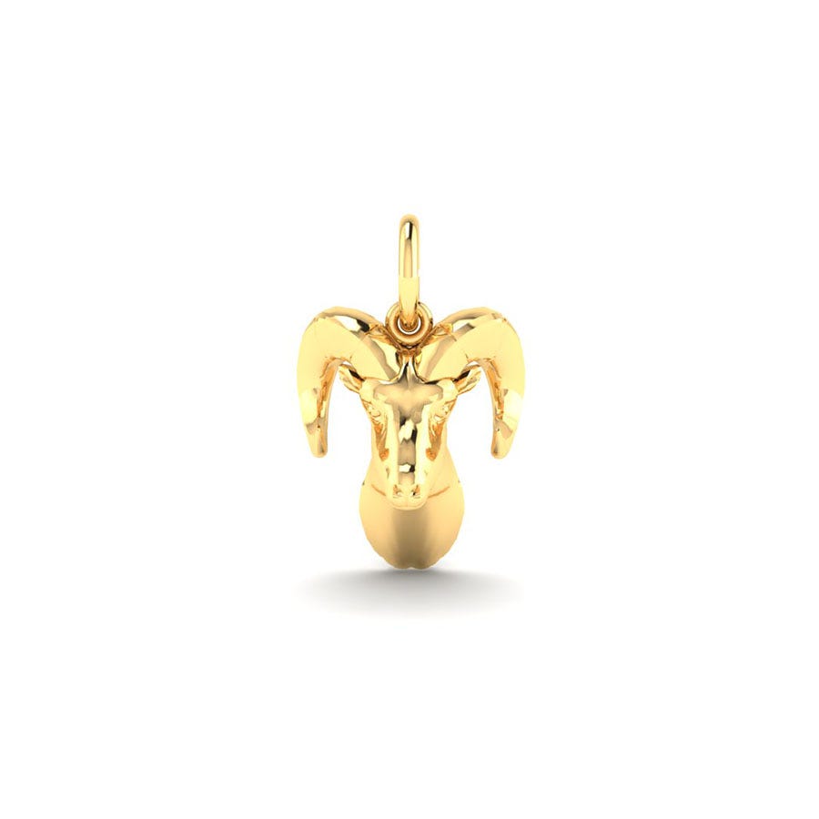 Big Horn Sheep Head Charm