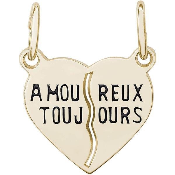France Amoureux Toujours Engravable