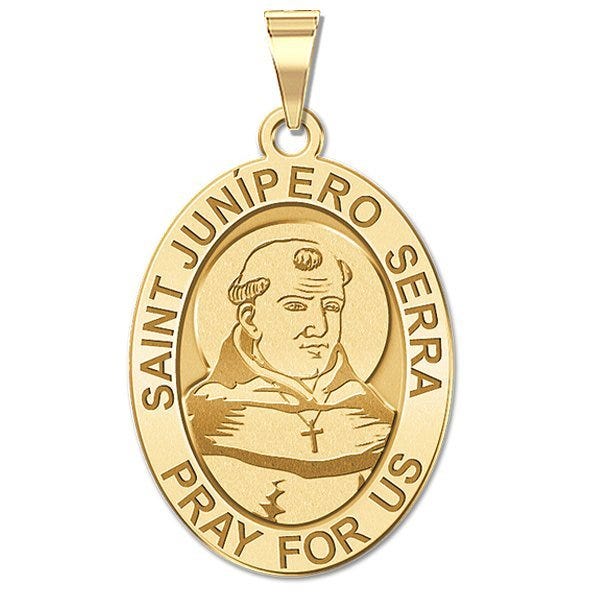 Saint Junipero Serra Oval Medal "EXCLUSIVE"