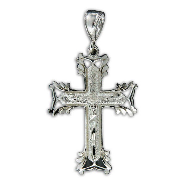 Sterling Silver Crucifix Cross Pendant