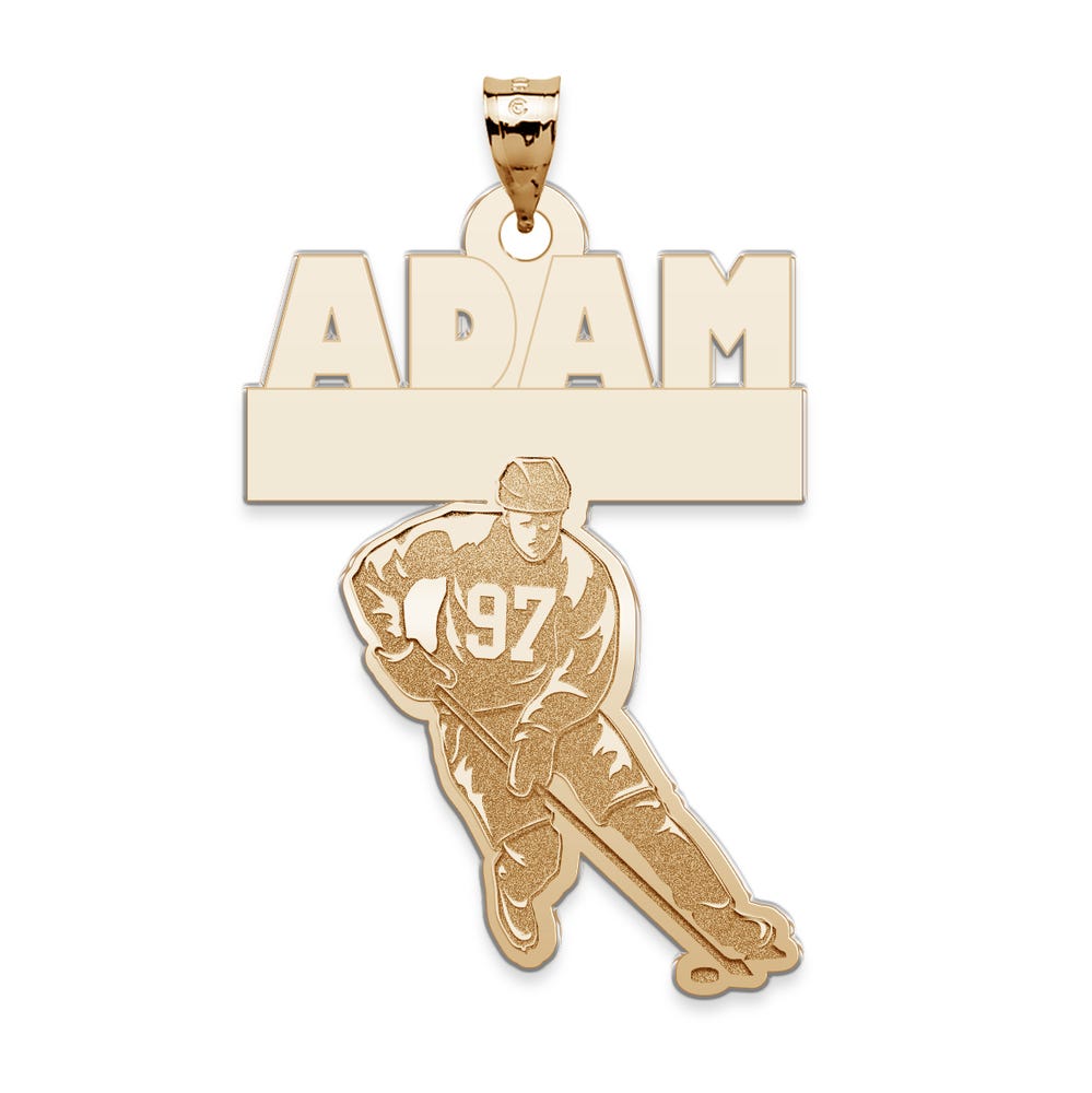 Custom Team Hockey Charm or Pendant