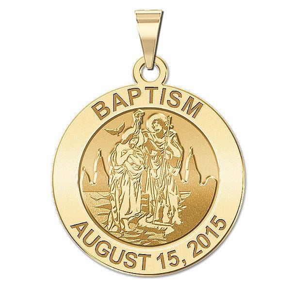Personalized Baptism Religious Medal "EXCLUSIVE"
