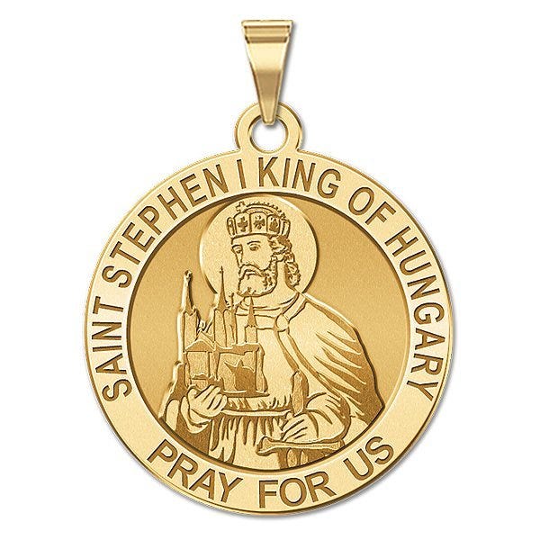 Saint Stephen I King of Hungary Religious Medal