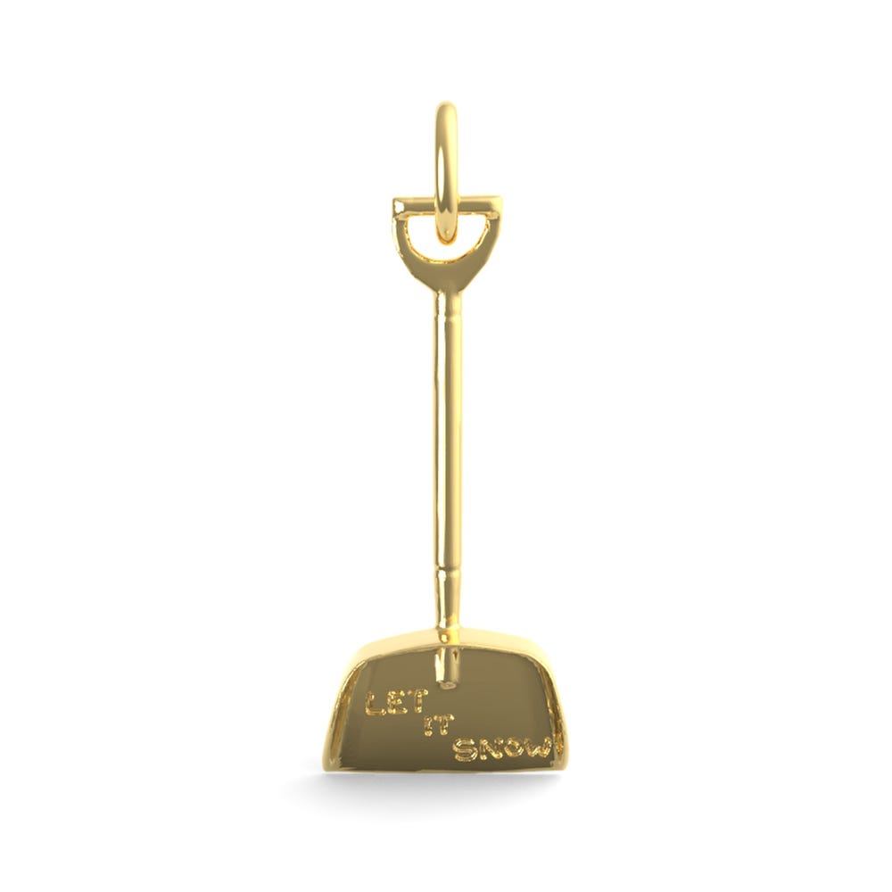 Let It Snow Shovel Charm