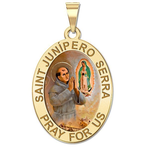 Saint Junipero Serra Oval Medal