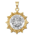 Saint Francis of Assisi Two-Tone Sun Border